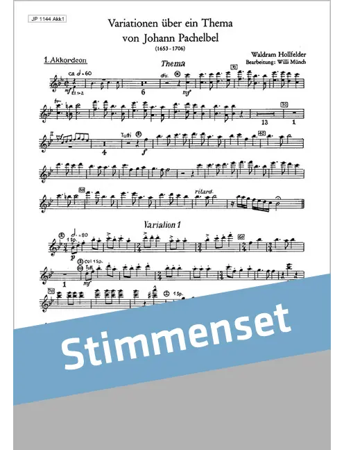 Variationen über ein Thema von Johann Pachelbel